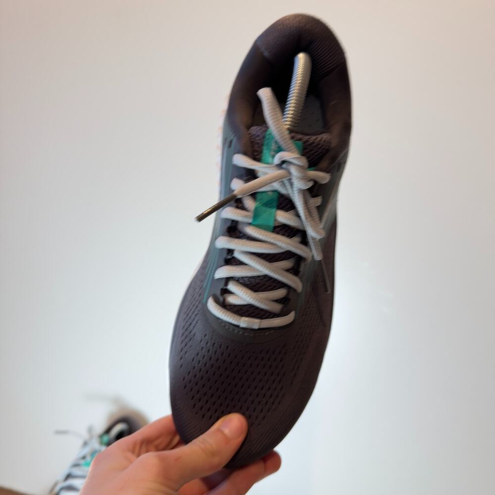 Brooks Addiction 14 Womens 11 Gray Blue Running Shoes Athletic Trainers Sneakers - Picture 6 of 8